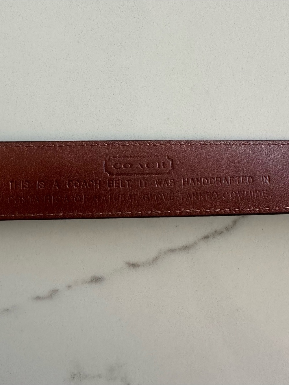 Vintage Coach 8504 Leather Belt Round Buckle in Black and Silver Large - Picture 8 of 10